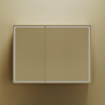 Зеркальный шкаф Sancos Mirror 100 MI100ECH с подсветкой Дуб чарльстон