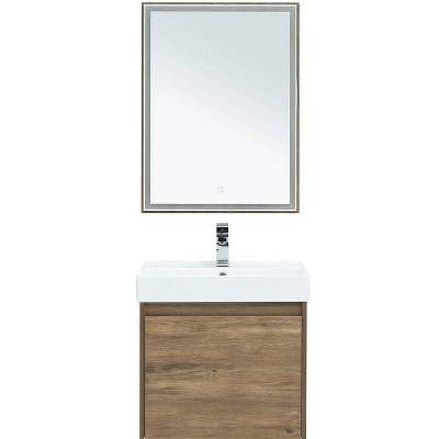 Тумба под раковину Aquanet Nova Lite 60 249511 подвесная Дуб рустикальный