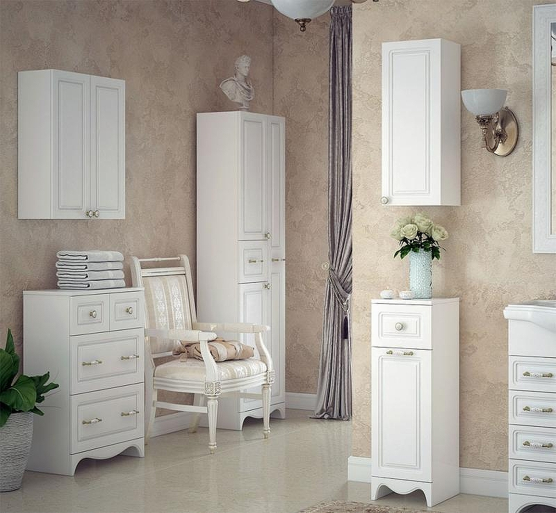 Шкаф пенал Corozo Классика 50 SD-00000337 Белый, купить, цена, заказать, магазин, доставка, скидка, промокод, купить, цена, заказать, магазин, доставка, скидка, промокод