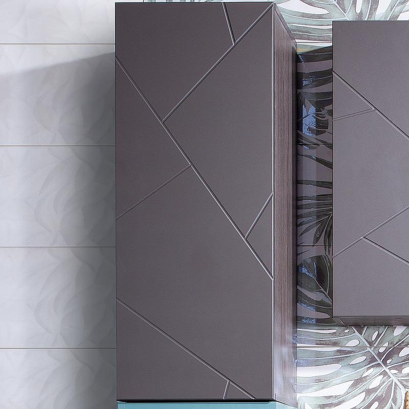 Подвесной шкаф Бриклаер Кристалл 35 4627125414626 Софт Графит Ясень Анкор темный, купить, цена, заказать, магазин, доставка, скидка, промокод, купить, цена, заказать, магазин, доставка, скидка, промокод