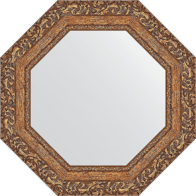 Зеркало Evoform Octagon 55х55 BY 3772 в багетной раме - Виньетка бронзовая 85