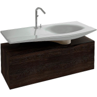 Тумба под раковину Jacob Delafon Stillness 120 EB2000-P7 подвесная Темный дуб, купить, цена, заказать, магазин, доставка, скидка, промокод, купить, цена, заказать, магазин, доставка, скидка, промокод