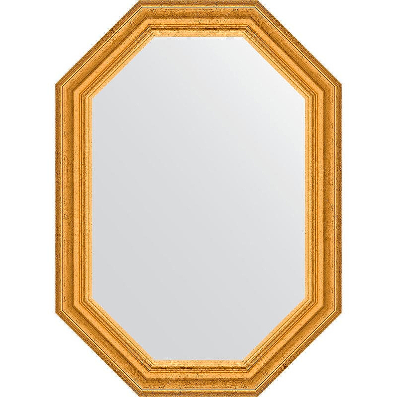 Зеркало Evoform Octagon 52х72 BY 7081 в багетной раме - Состаренное золото 67, купить, цена, заказать, магазин, доставка, скидка, промокод, купить, цена, заказать, магазин, доставка, скидка, промокод