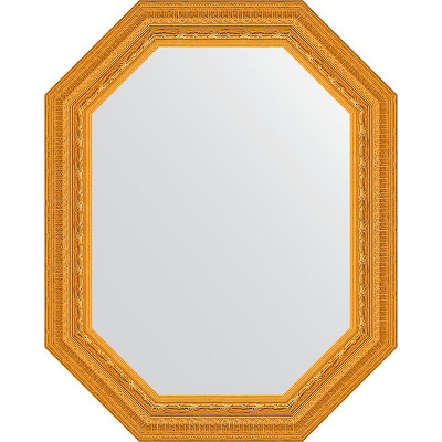 Зеркало Evoform Octagon 59x74 BY 7134 в багетной раме - Сусальное золото 80
