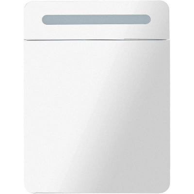 Зеркальный шкаф Aquanet Лукка 60 178954 с подсветкой Белый глянцевый