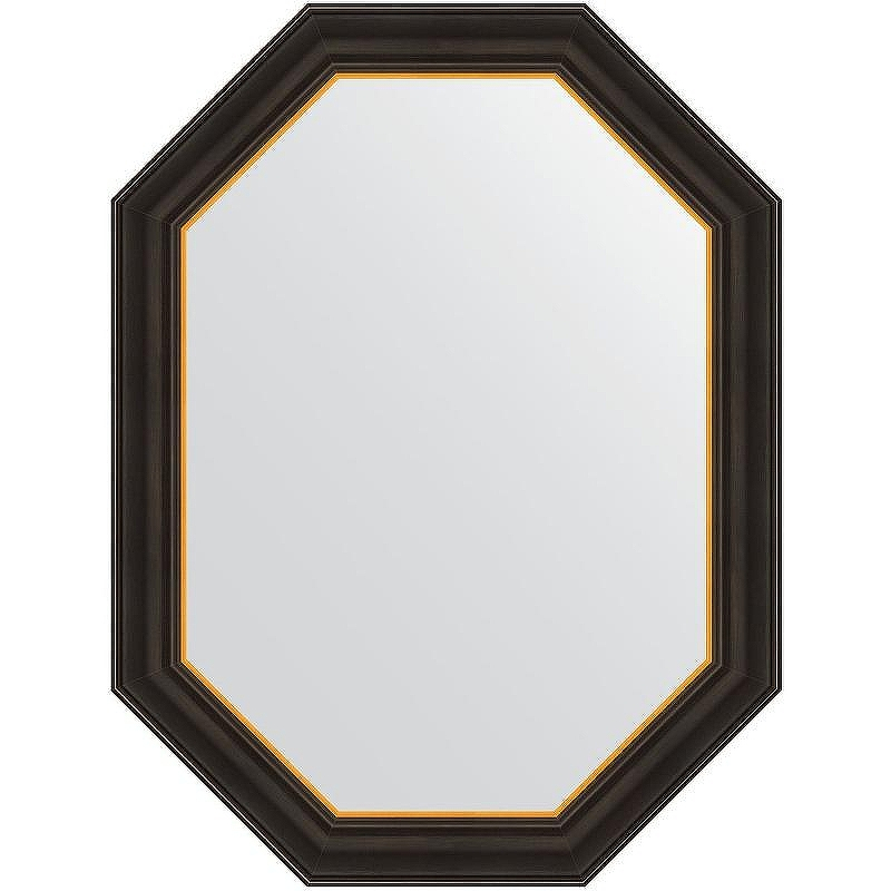 Зеркало Evoform Polygon 83х63 BY 7287 в багетной раме - Черное дерево с золотом 71, купить, цена, заказать, магазин, доставка, скидка, промокод, купить, цена, заказать, магазин, доставка, скидка, промокод