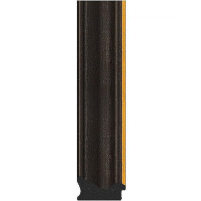 Зеркало Evoform Polygon 83х63 BY 7287 в багетной раме - Черное дерево с золотом 71