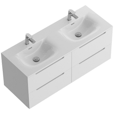 Тумба под раковину BelBagno Etna 120 ETNA-1200-4C-SO-2-BL подвесная Bianco Lucido