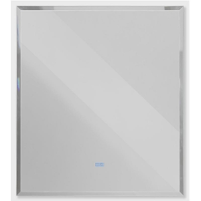 Зеркало Cezares Interni 80 CZR-SPC-INT-800-900-LED-TCH-WARM-BL с подсветкой Bianco Lucido с сенсорным выключателем и подогревом