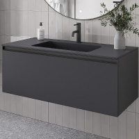 Тумба под раковину Boheme Armadi Art Quatro 1 100 790-M1-100-A-A подвесная Антрацит профиль Антрацит, купить, цена, заказать, магазин, доставка, скидка, промокод, купить, цена, заказать, магазин, доставка, скидка, промокод