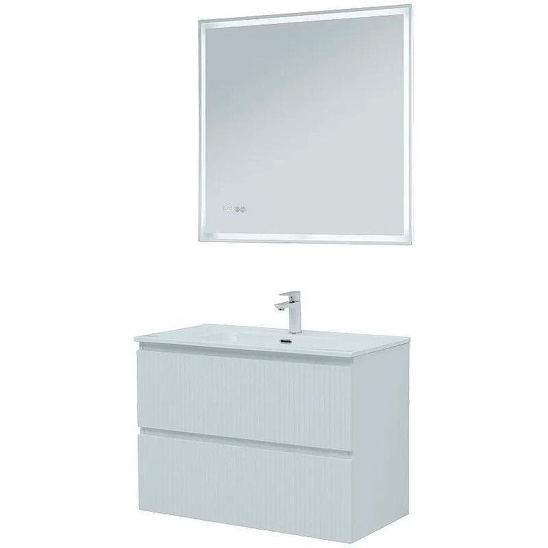 Тумба под раковину Aquanet Джейн 90 335425 подвесная Белая матовая, купить, цена, заказать, магазин, доставка, скидка, промокод, купить, цена, заказать, магазин, доставка, скидка, промокод