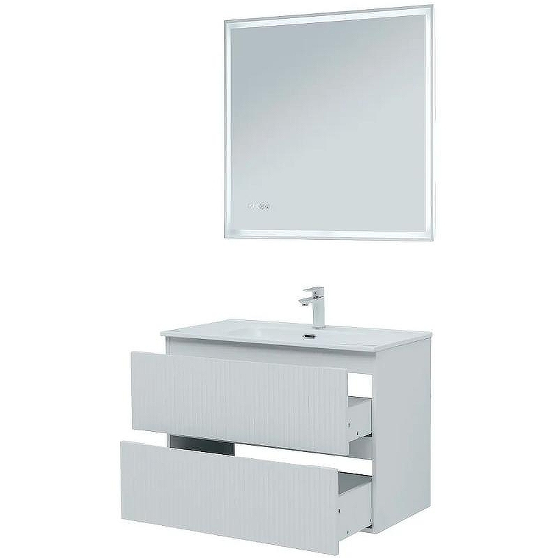 Тумба под раковину Aquanet Джейн 90 335425 подвесная Белая матовая, купить, цена, заказать, магазин, доставка, скидка, промокод, купить, цена, заказать, магазин, доставка, скидка, промокод