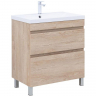 Тумба под раковину Aquanet Нота New 75 344143 Дуб светлый, купить, цена, заказать, магазин, доставка, скидка, промокод, купить, цена, заказать, магазин, доставка, скидка, промокод