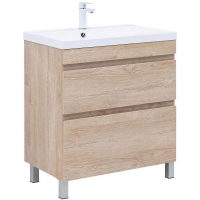 Тумба под раковину Aquanet Нота New 75 344143 Дуб светлый, купить, цена, заказать, магазин, доставка, скидка, промокод, купить, цена, заказать, магазин, доставка, скидка, промокод