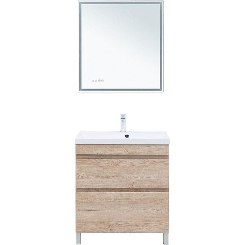 Тумба под раковину Aquanet Нота New 75 344143 Дуб светлый, купить, цена, заказать, магазин, доставка, скидка, промокод, купить, цена, заказать, магазин, доставка, скидка, промокод