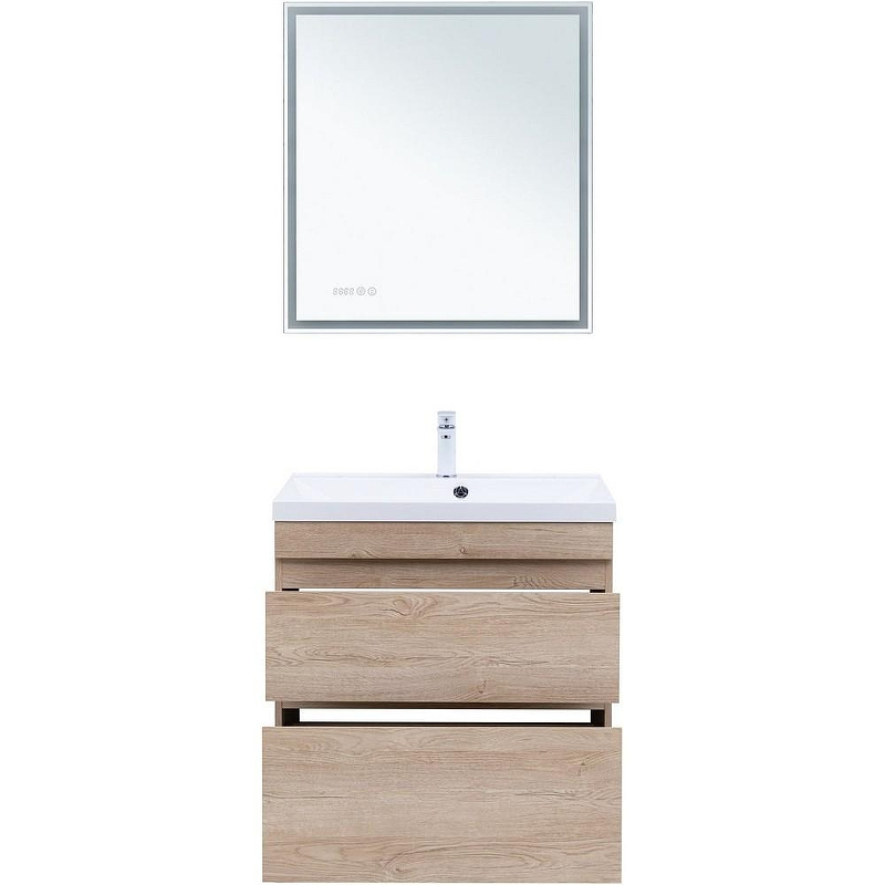 Тумба под раковину Aquanet Нота New 75 344143 Дуб светлый, купить, цена, заказать, магазин, доставка, скидка, промокод, купить, цена, заказать, магазин, доставка, скидка, промокод