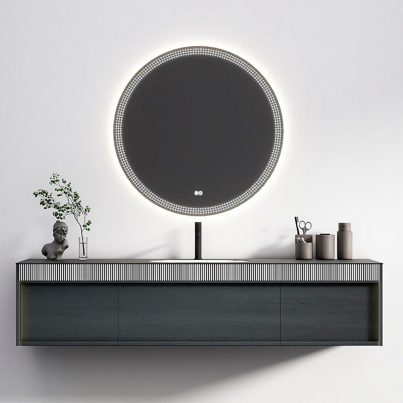 Тумба с раковиной Black&White Universe  U950.1600 160 9501600 подвесная Antique Grey, купить, цена, заказать, магазин, доставка, скидка, промокод, купить, цена, заказать, магазин, доставка, скидка, промокод