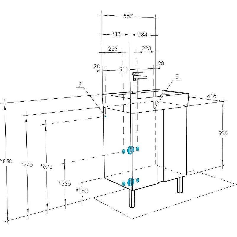 Тумба под раковину Aquaton Кантри 60 1A257401AHB20 Белая глянцевая Дуб верона, купить, цена, заказать, магазин, доставка, скидка, промокод, купить, цена, заказать, магазин, доставка, скидка, промокод