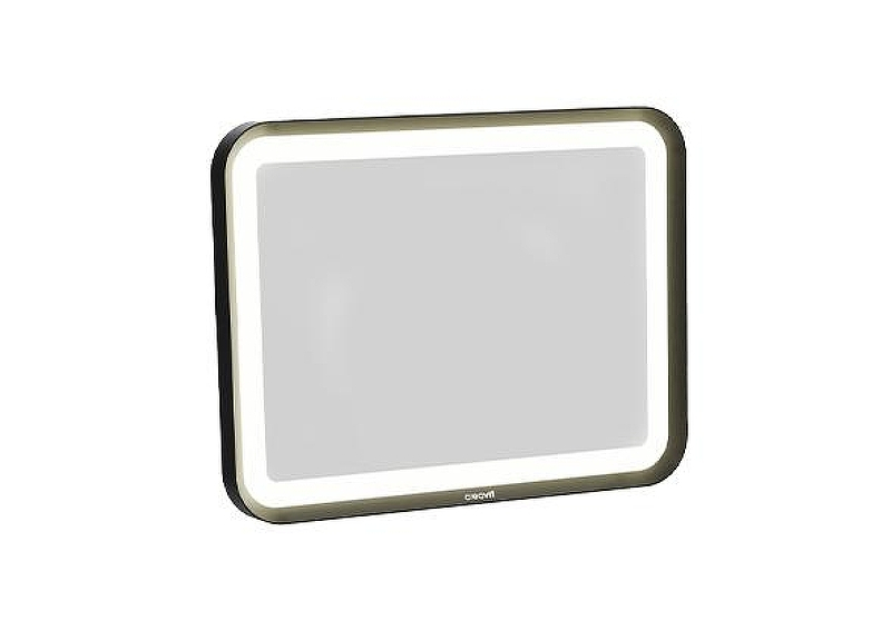 Зеркало Creavit Truva 85 TR4085.01.MSY с подсветкой цвет Черный матовый, купить, цена, заказать, магазин, доставка, скидка, промокод, купить, цена, заказать, магазин, доставка, скидка, промокод