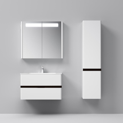 Шкаф пенал AM.PM Bliss 34 R M55CHR0341VF подвесной цвет Белый, венге