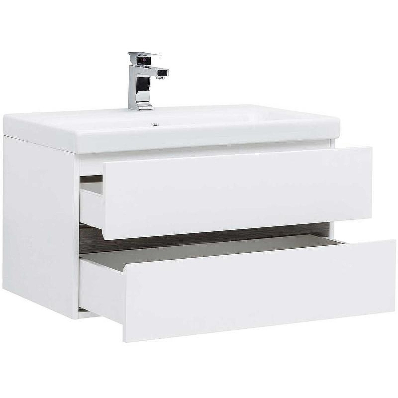 Тумба под раковину Aquanet Беркли 80 254290 подвесная Белый Дуб рошелье, купить, цена, заказать, магазин, доставка, скидка, промокод, купить, цена, заказать, магазин, доставка, скидка, промокод