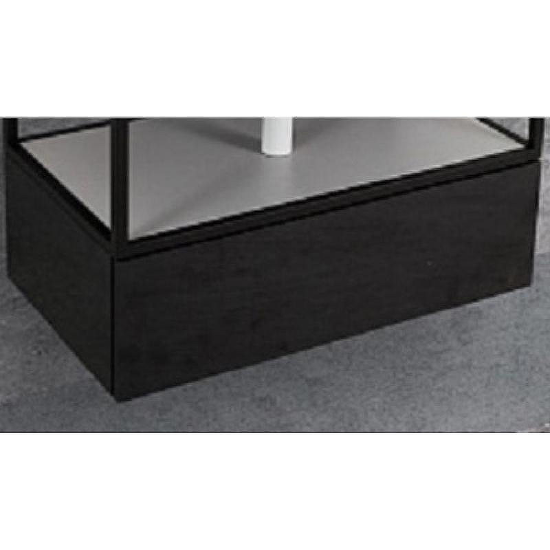 Тумба Cezares Cadro 80 CADRO-80-1C-SO-NR-BLUM подвесная Черная матовая, купить, цена, заказать, магазин, доставка, скидка, промокод, купить, цена, заказать, магазин, доставка, скидка, промокод