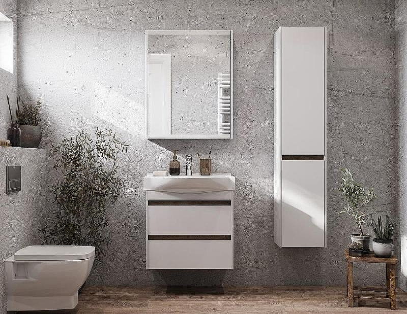 Шкаф пенал Aquaton Нортон 34 R 1A249403NT01R подвесной Белый глянец, купить, цена, заказать, магазин, доставка, скидка, промокод, купить, цена, заказать, магазин, доставка, скидка, промокод