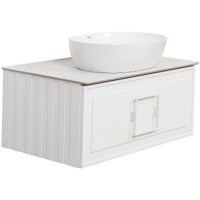 Тумба под раковину La Fenice Cubo 80 FNC-01-CUB-B-80 подвесная Белая матовая