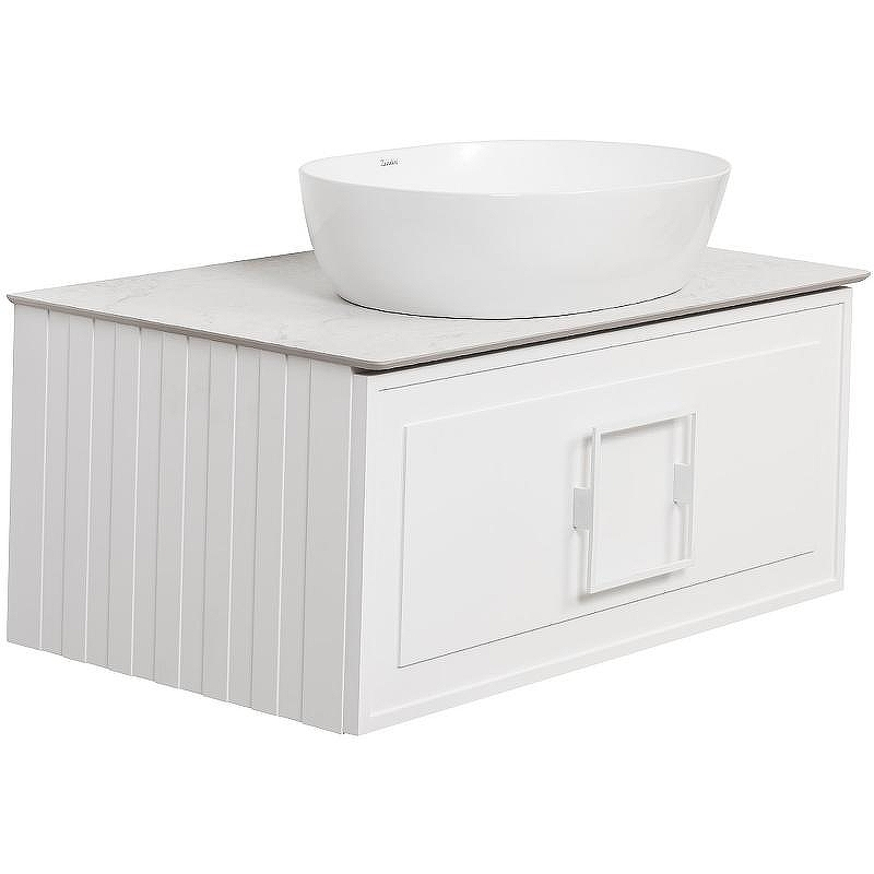 Тумба под раковину La Fenice Cubo 80 FNC-01-CUB-B-80 подвесная Белая матовая, купить, цена, заказать, магазин, доставка, скидка, промокод, купить, цена, заказать, магазин, доставка, скидка, промокод