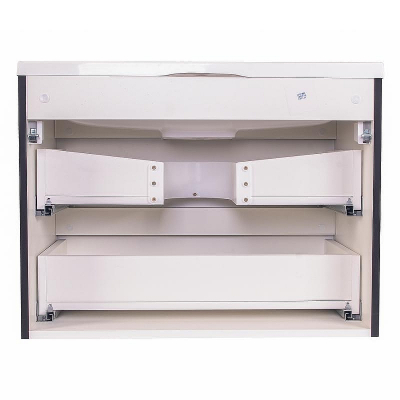 Тумба под раковину Style Line Бергамо 70 СС-00002321 подвесная Черная антискрейч