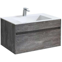 Тумба под раковину Vincea Chiara 80 VMC-2C800GS подвесная G.Stone, купить, цена, заказать, магазин, доставка, скидка, промокод, купить, цена, заказать, магазин, доставка, скидка, промокод