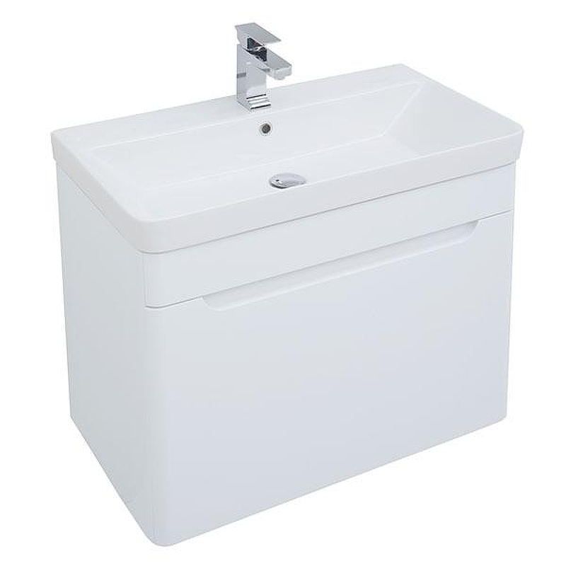 Тумба под раковину Aquanet София 80 199869 подвесная Белый глянец, купить, цена, заказать, магазин, доставка, скидка, промокод, купить, цена, заказать, магазин, доставка, скидка, промокод