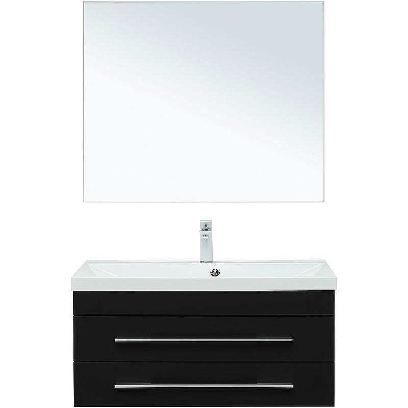 Комплект мебели для ванной Aquanet Верона 90 287640 подвесной Черный матовый, купить, цена, заказать, магазин, доставка, скидка, промокод, купить, цена, заказать, магазин, доставка, скидка, промокод