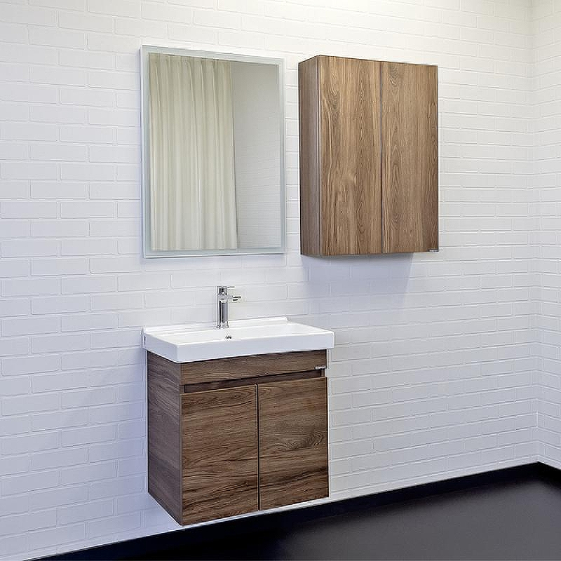 Подвесной шкаф Comforty Осло 60 00-00011150 Дуб темно-коричневый, купить, цена, заказать, магазин, доставка, скидка, промокод, купить, цена, заказать, магазин, доставка, скидка, промокод