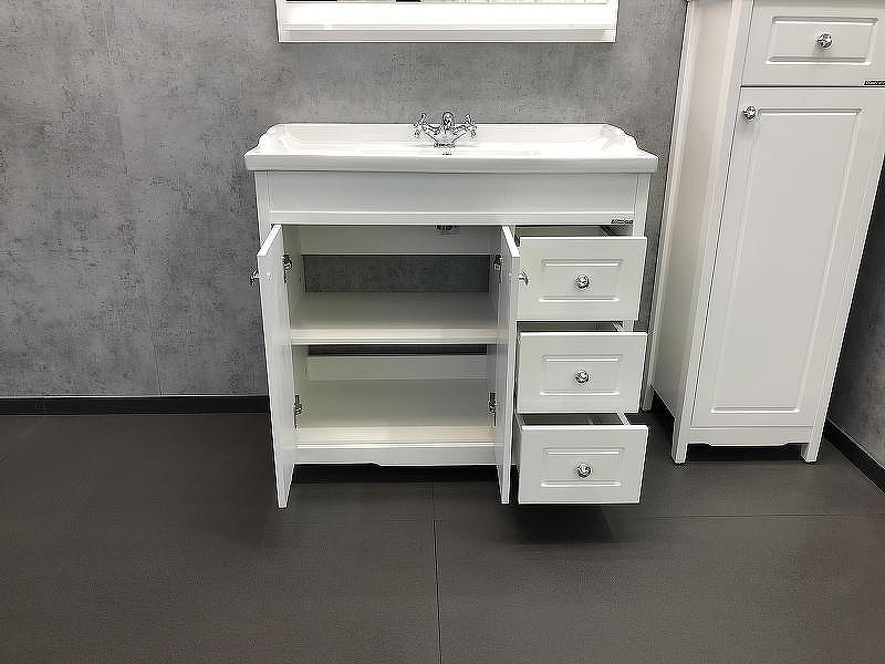 Тумба с раковиной Comforty Тбилиси 90 00003132630 Белая, купить, цена, заказать, магазин, доставка, скидка, промокод, купить, цена, заказать, магазин, доставка, скидка, промокод