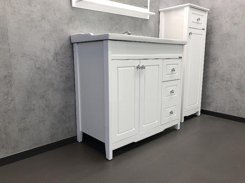 Тумба с раковиной Comforty Тбилиси 90 00003132630 Белая, купить, цена, заказать, магазин, доставка, скидка, промокод, купить, цена, заказать, магазин, доставка, скидка, промокод