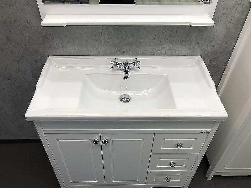 Тумба с раковиной Comforty Тбилиси 90 00003132630 Белая, купить, цена, заказать, магазин, доставка, скидка, промокод, купить, цена, заказать, магазин, доставка, скидка, промокод