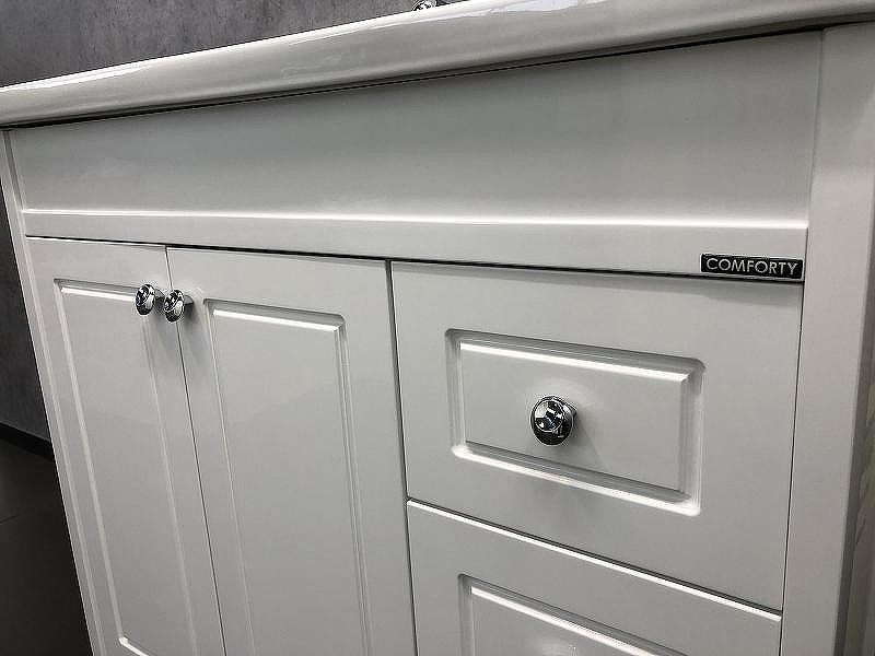 Тумба с раковиной Comforty Тбилиси 90 00003132630 Белая, купить, цена, заказать, магазин, доставка, скидка, промокод, купить, цена, заказать, магазин, доставка, скидка, промокод