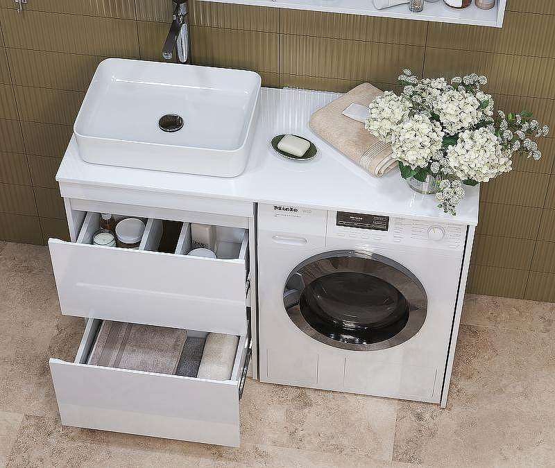 Тумба под раковину Vigo Urban 60 tn.URB.60.2Y Белая, купить, цена, заказать, магазин, доставка, скидка, промокод, купить, цена, заказать, магазин, доставка, скидка, промокод