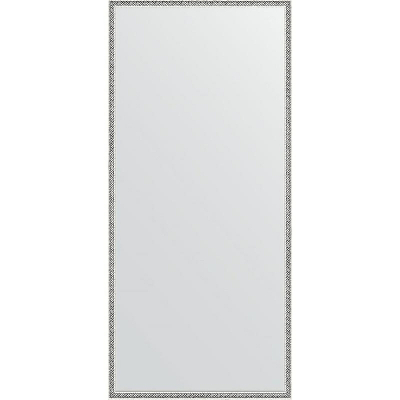 Зеркало Evoform Definite 148х68 BY 0759 в багетной раме - Витое серебро 28