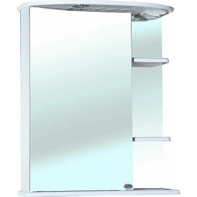 Зеркальный шкаф Bellezza Магнолия 60 L 4612709002016 с подсветкой Белый