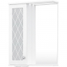 Зеркало со шкафом Volna Milena 55 L zsMLN55.L-01 с подсветкой Белое, купить, цена, заказать, магазин, доставка, скидка, промокод, купить, цена, заказать, магазин, доставка, скидка, промокод