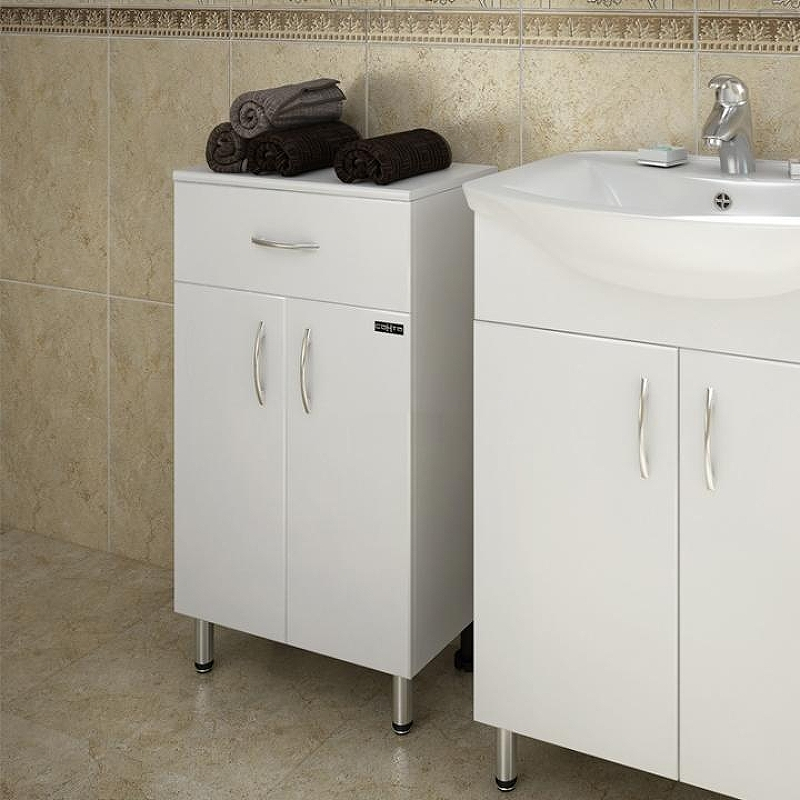 Тумба СанТа Стандарт 45 Белая, купить, цена, заказать, магазин, доставка, скидка, промокод, купить, цена, заказать, магазин, доставка, скидка, промокод