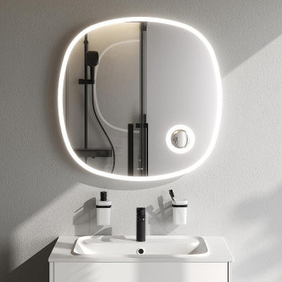 Зеркало AM.PM Func 80 M8FMOX0803SA с подсветкой с увеличением с ИК-сенсорным выключателем