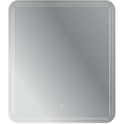 Зеркало Cezares Duet 70 CZR-SPC-DUET-700-800-LED-TCH с подсветкой с лазерной гравировкой и сенсорным выключателем