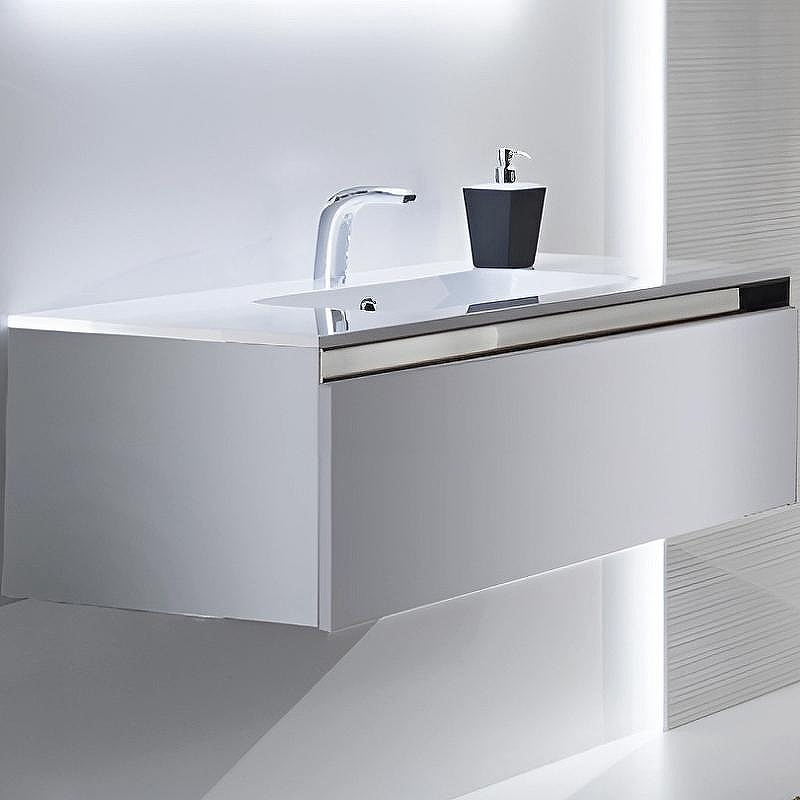 Тумба с раковиной SanVit Кубэ-1 75 kkube1075w подвесная Белая глянцевая, купить, цена, заказать, магазин, доставка, скидка, промокод, купить, цена, заказать, магазин, доставка, скидка, промокод