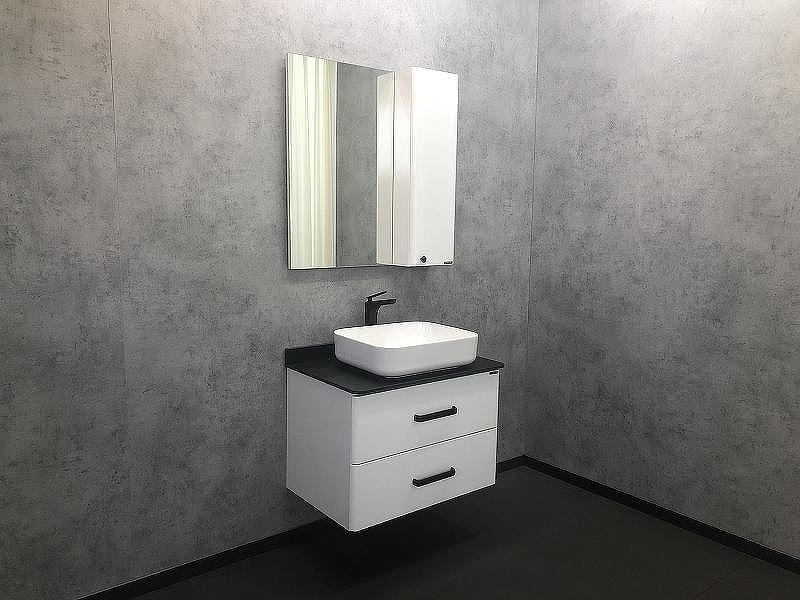 Зеркало со шкафом Comforty Амстердам 75 00004144209 Белый глянец, купить, цена, заказать, магазин, доставка, скидка, промокод, купить, цена, заказать, магазин, доставка, скидка, промокод