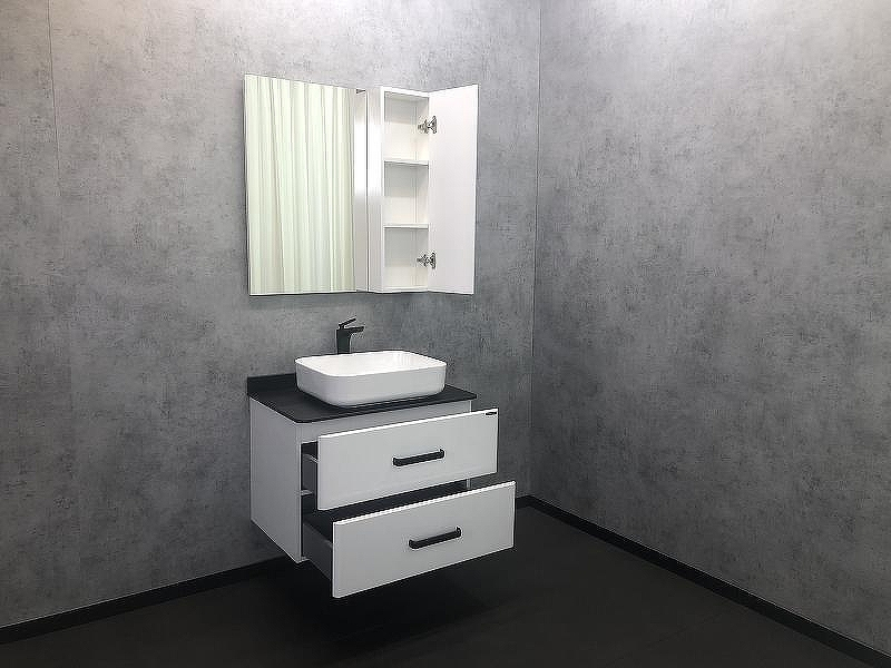 Зеркало со шкафом Comforty Амстердам 75 00004144209 Белый глянец, купить, цена, заказать, магазин, доставка, скидка, промокод, купить, цена, заказать, магазин, доставка, скидка, промокод