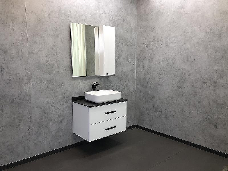 Зеркало со шкафом Comforty Амстердам 75 00004144209 Белый глянец, купить, цена, заказать, магазин, доставка, скидка, промокод, купить, цена, заказать, магазин, доставка, скидка, промокод