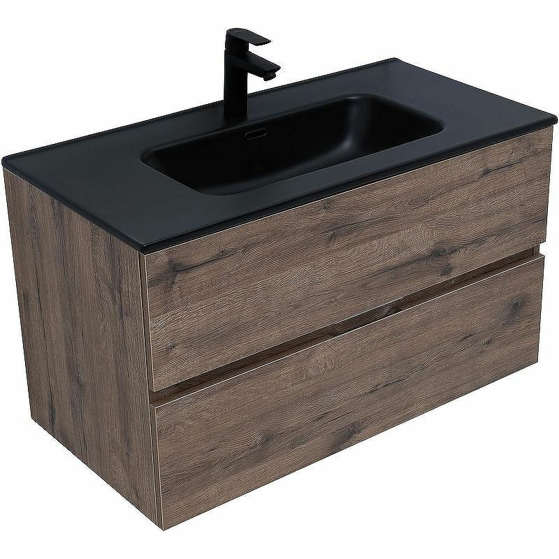 Тумба под раковину Aquanet Алвита New 90 334187 подвесная Дуб веллингтон табак, купить, цена, заказать, магазин, доставка, скидка, промокод, купить, цена, заказать, магазин, доставка, скидка, промокод